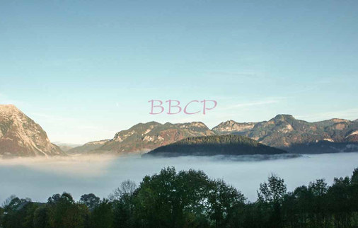 Ennstal beim Grimming in der Steiermark im Nebel