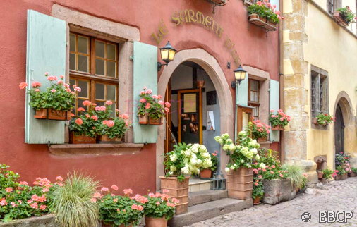 Stadtansicht Haus in Riquewihr