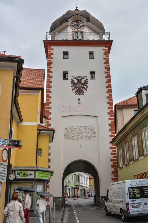 0002 BBL Leoben, Schwammerl- turm, letzter erhaltener Turm der Stadtmauer -086517.jpg