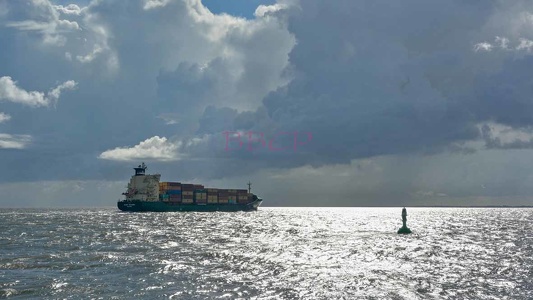 0009 BBL Containerschiff Sandy Rickmers vor Cuxhaven-695429
