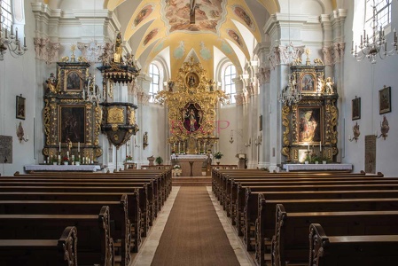 0031 BBL  Passauer Land, Windorf-Otterskirchen,  Kirche mit Rankenaltar (Akanthusaltar)-45906