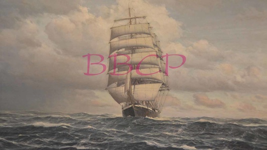 0013 BBL Bremerhaven, Deutsches Marinemuseum, Gemälde der Pamir 70876