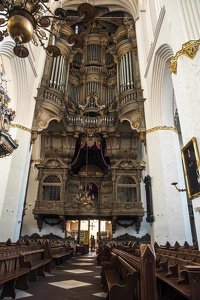0038 BBL, Rostock St. Marien, Orgelpropekt mit Orgel und Herzogloge--733347