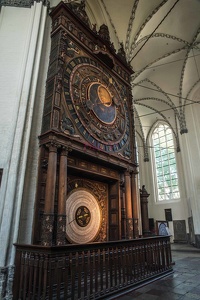 0042 BBL, Rostock St. Marien, Astronomische Uhr von Hans Düringer aus Nürnberg 1472, die Urfassung stammt wohl aus den 13. Jahrhundert. --734651