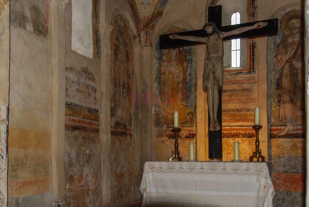 0005 BBL Johanneskapelle, Innenraum mit mittelalterliche Fresken-007213
