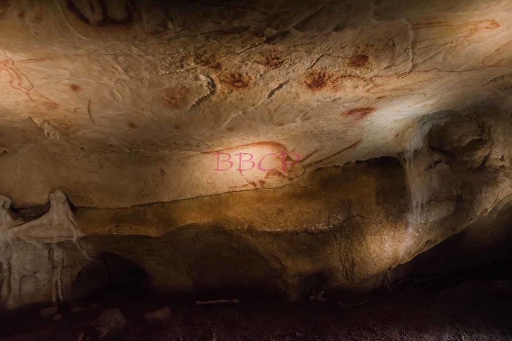 0008 BBL, Vallon Pontd´Arc,  Nachbau Chauvet-Höhle mit 20.000 Jahre alten Darstellungen von Tieren-268715.jpg