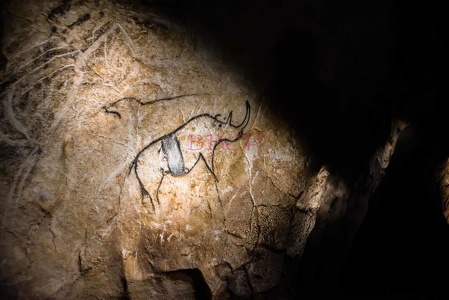 0014 BBL, Vallon Pontd´Arc,  Nachbau Chauvet-Höhle mit 20.000 Jahre alten Darstellungen von Tieren-270121
