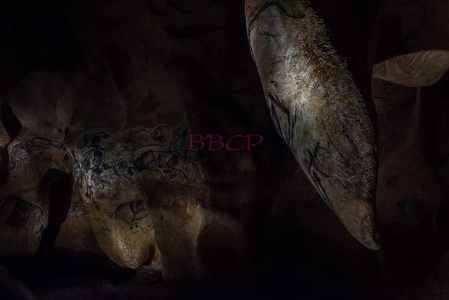 0019 BBL, Vallon Pontd´Arc,  Nachbau Chauvet-Höhle mit 20.000 Jahre alten Darstellungen von Tieren-271026