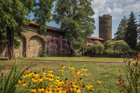 0006 BBL Butzbach, Alte Stadtmauer mit Hexenturm, 299216
