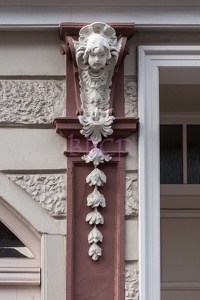 0045 BBL Butzbach Färbergasse, Zierrat an barockem Wohnhaus, 379235